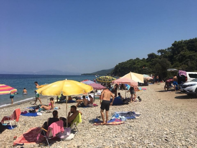 Kuşadası'ndaki milli park bayramda ziyaretçi rekoru kırdı